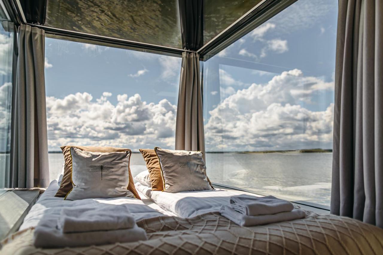 Grand Ht Houseboats - Domki Na Wodzie - Sauna, Jacuzzi, Kominek Mielno (Koszalin) Exterior foto